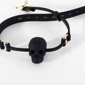 Zwarte Skull Gag