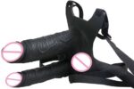 Dubbele voorbind dildo vibrator