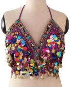 Festival top - Paars