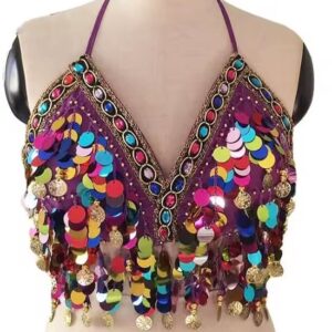 Festival top - Paars