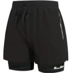 Korte sportbroek met onderbroek