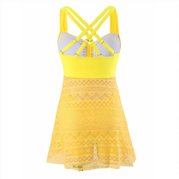 Tankini Jurk met broekje - Geel - Afbeelding 2