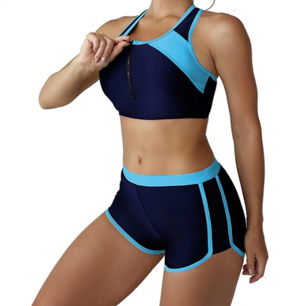 Sportieve bikini - Blauw - Afbeelding 3