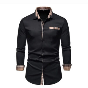 Casual blouse - Zwart