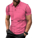 Aansluitende polo - Roze