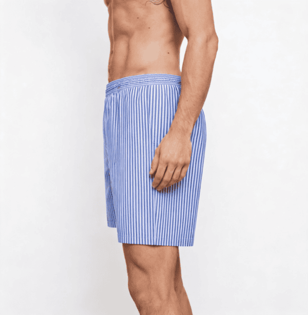 Aansluitende casual zwembroek - Blauw - Afbeelding 3