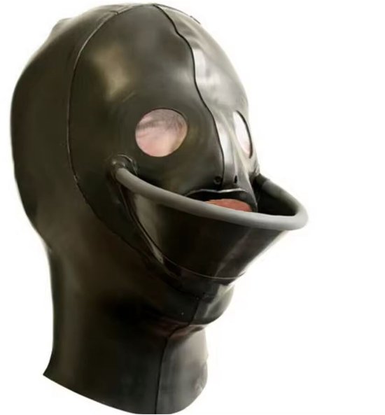 Latex rubberen masker - XL t/m 4 XL