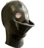 Latex rubberen masker - Maat S, L en M.
