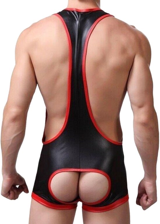 Jumpsuit open billen