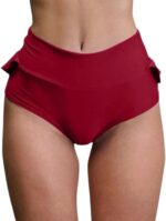 Korte slip rok - Rood