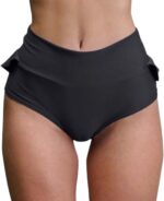 Korte slip rok - Zwart
