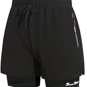 Korte sportbroek met onderbroek