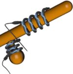 E-stim penis en scrotum stimulatie