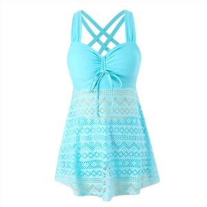 Tankini Jurk met broekje - Blauw