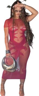 Zomerse transparante jurk