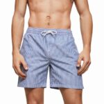 Aansluitende casual zwembroek - Blauw