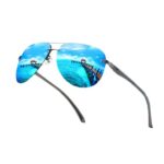 Zonnebril met gepolariseerde glazen - Blauw