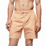 Aansluitende casual zwembroek - Oranje