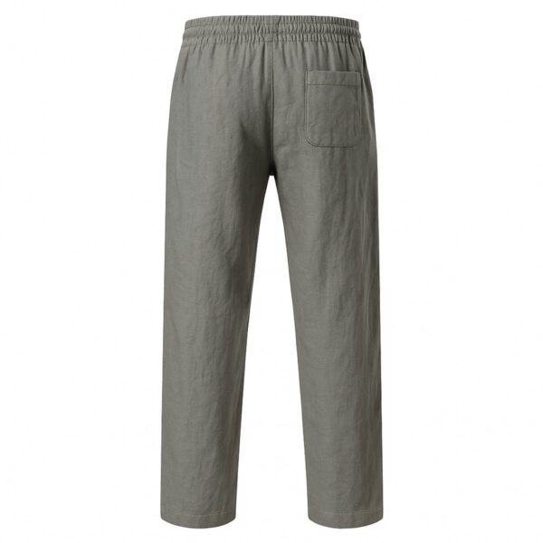 Linnen broek - Grijs - Afbeelding 3
