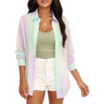 Oversized blouse - Groen