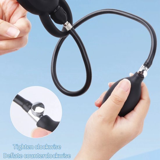 Opblaasbare cockring en balzak ring - Afbeelding 2