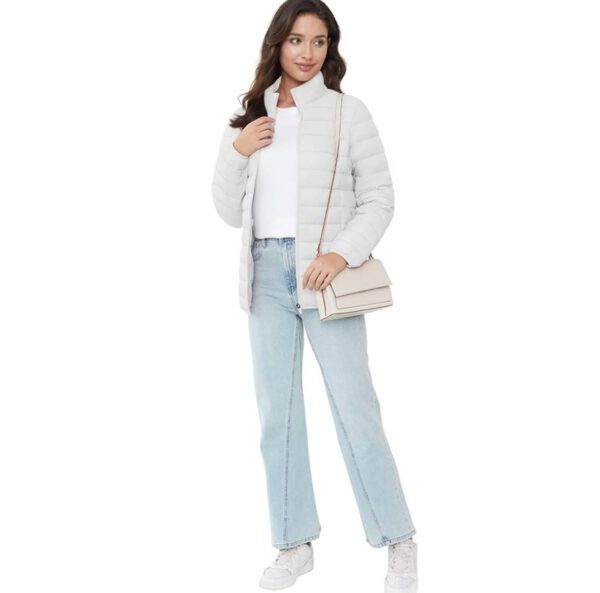 Puffer jas - Wit - Afbeelding 2