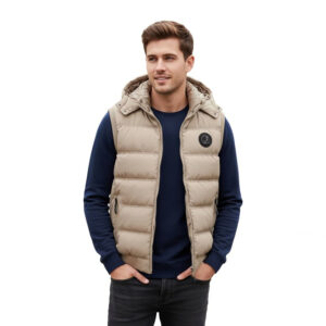 Bodywarmer met capuchon