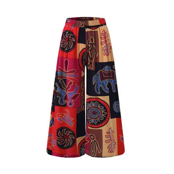 Bohemian flared broek