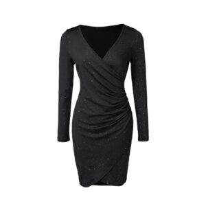 Glitter jurk - Zwart