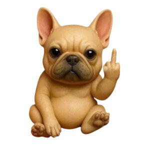 Hond middelvinger beeld