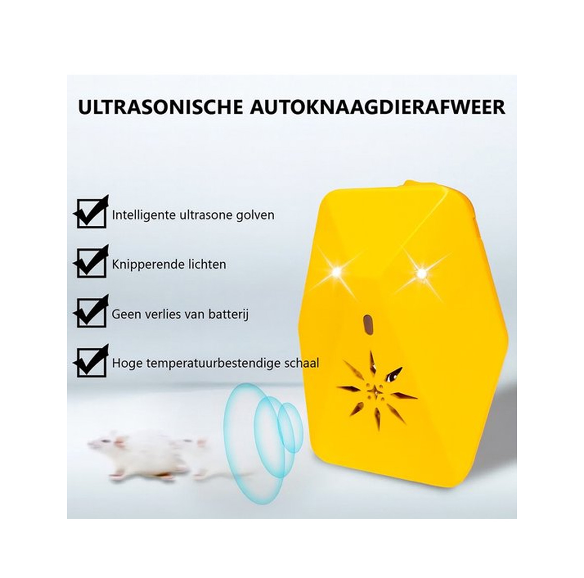 Ultrasone knaagdier afweer auto - Afbeelding 2