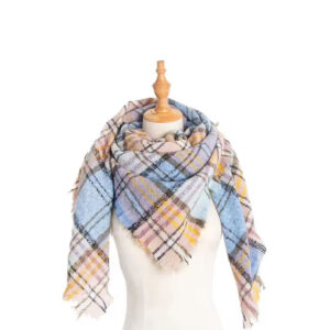 Wrap sjaal - Blauw