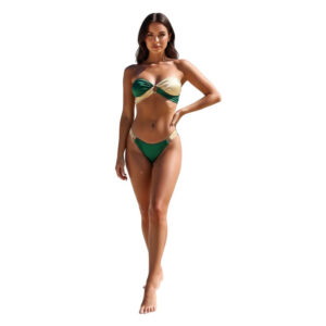 Bandeau bikini - Champagne groen