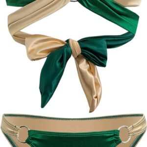 Bandeau bikini - Champagne groen