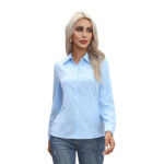 Casual blouse - Blauw