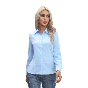 Casual blouse - Blauw