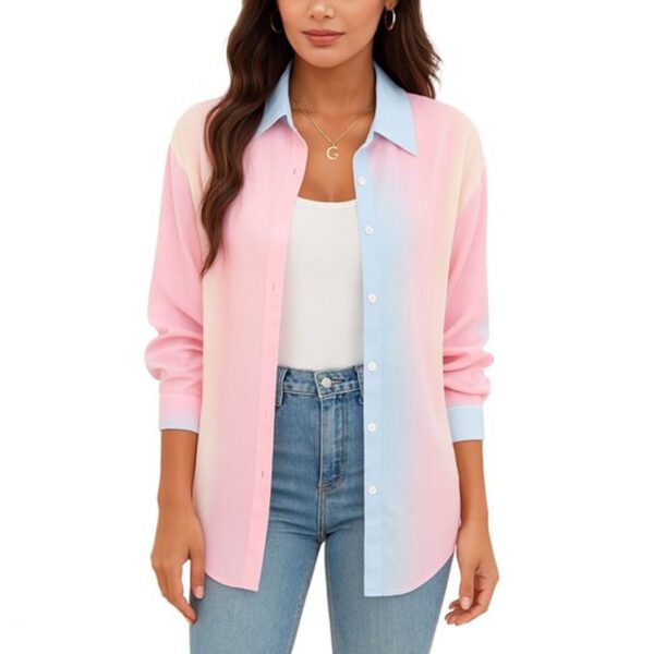 Oversized blouse - Roze