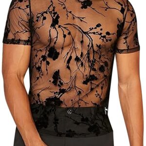 Doorschijnend mesh t-shirt