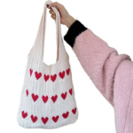 Gebreide strandtas LoveSummer