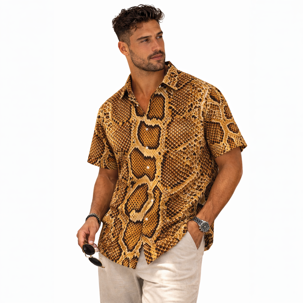 Blouse - Slangenprint - Afbeelding 2