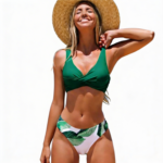 Bikini - Groen met wit