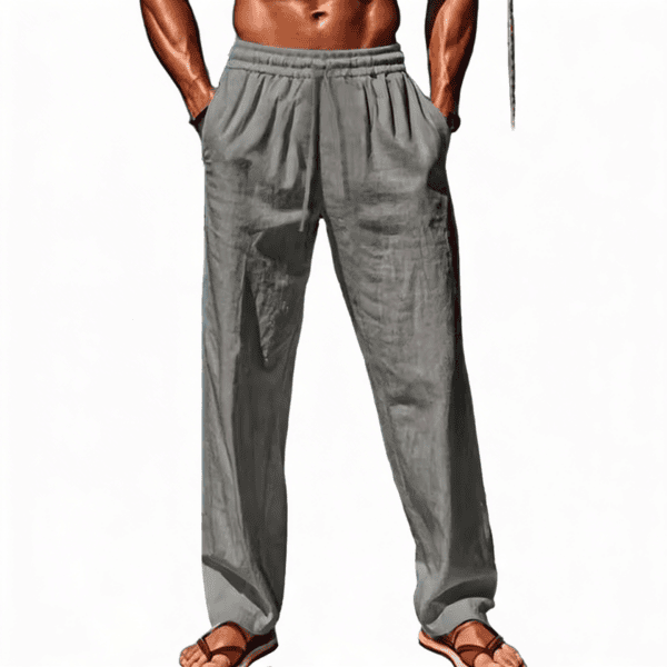Linnen broek - Grijs