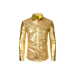 Glitter overhemd - Goud