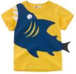 Kindershirt - Vis met echte vin