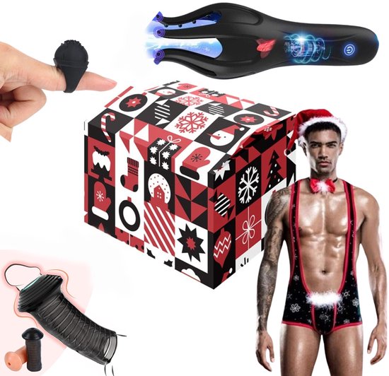 Erotisch kerstpakket voor heren
