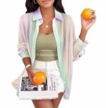 Oversized blouse - Groen