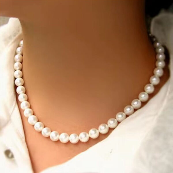 Witte parelketting - Afbeelding 2
