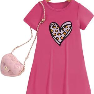 Hartjes jurkje - Roze