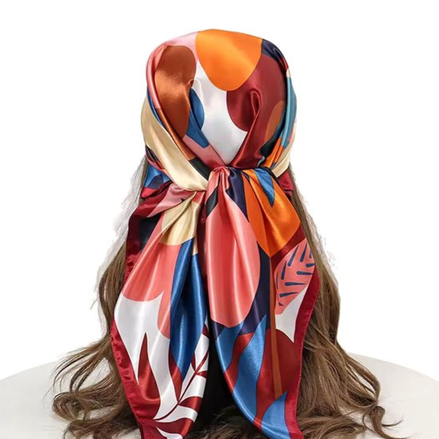 Satijnen zijde sjaal