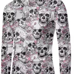 Casual blouse doodshoofd design